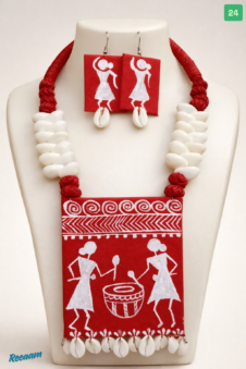 Art Jewellery Set with Handcrafted